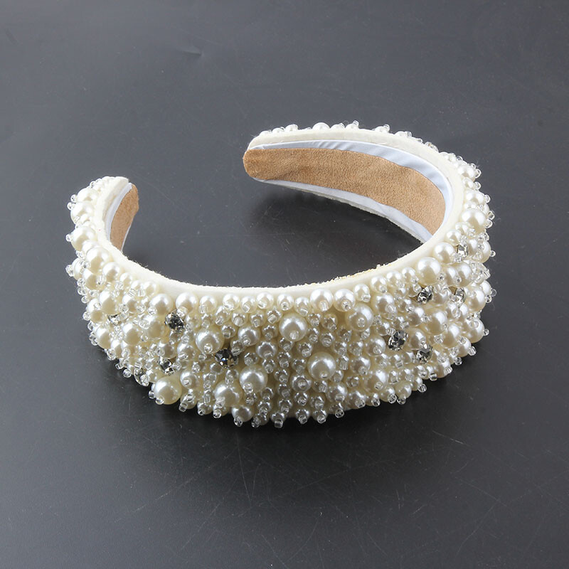 Crăciun pentru cap Nouă modă cu perle incrustate cu strasuri, cu boruri largi, dame, bal de absolvire, accesorii frumoase pentru păr, ac de păr femei 877