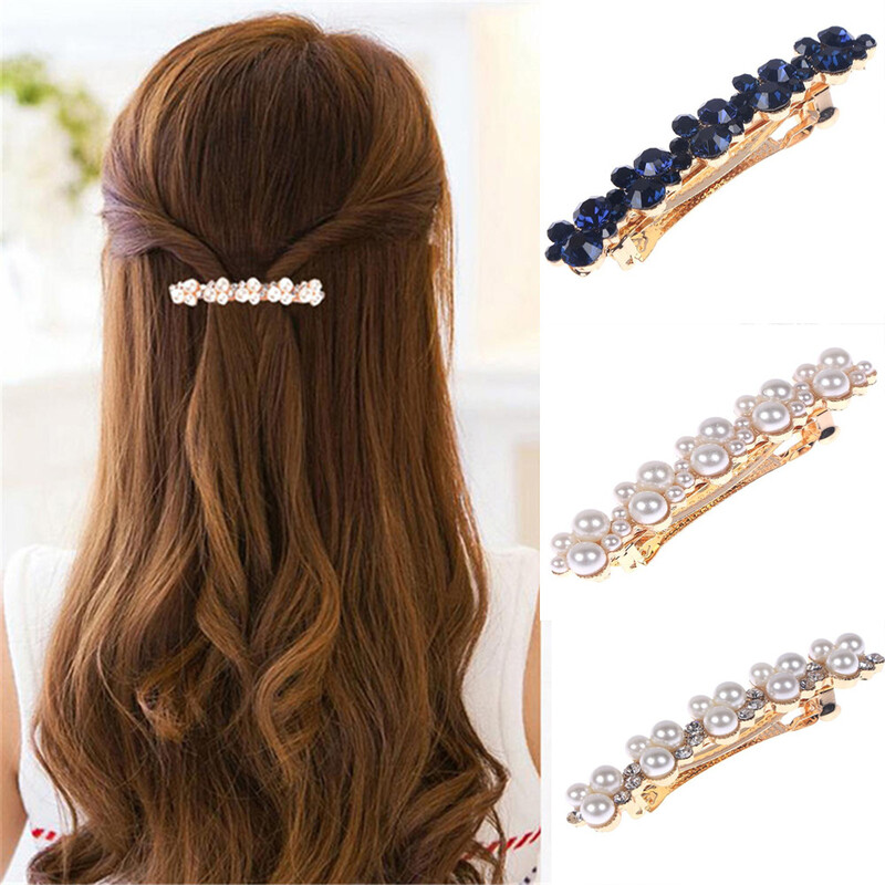 1vnt Korėjos krištolo plaukų segtukas, elegantiškas perlamutrinis plaukų segtukas, moteriškas segtukas, plaukų segtukas, plaukų priedai, formavimo įrankiai