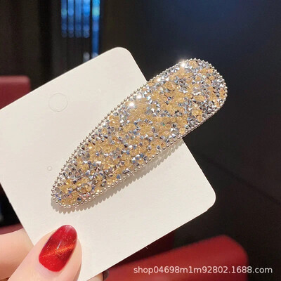 Κορεάτικες γκλίτερ παγιέτες Μεταλλικά κλιπ για τα μαλλιά Γυναικεία κοριτσίστικα κτυπήματα φουρκέτας φουρκέτες BB κλιπ Barrettes Καπέλα Αξεσουάρ για styling μαλλιών