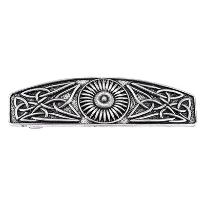 Knot Hair Barrettes Vintage metāla matu sprādzes, lielas franču pavasara Barrette biezu matu matu sprādzes sievietēm