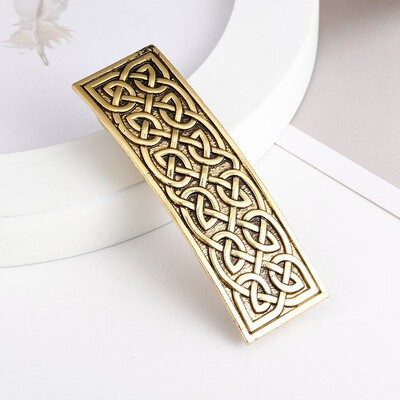 Σκανδιναβική κουλτούρα φουρκέτα ρετρό κλασικού στυλ Celtic Spring Clip Αξεσουάρ μαλλιών Νορβηγικού δίσκου