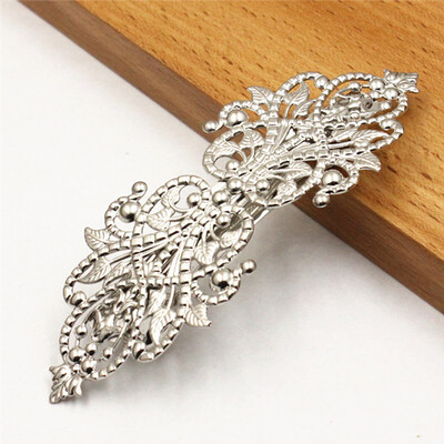 Vario madingi plaukų segtukai Priedai Simetriška gėlė Moteriškos plaukų rankenos Barrettes Galva Plaukų segtukai Galvos apdangalas Ilgis 94mm 1vnt