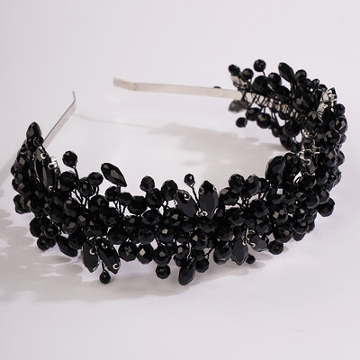 5 krāsu rokām darinātas kāzu līgavas greznas sarkanas zilas strass ar tiāras un kroņi līgavas galvas saišu kostīmu matu aksesuāri sievietēm