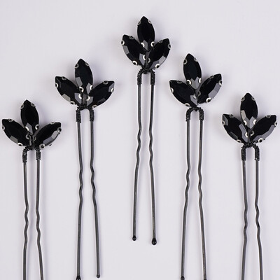 5 db Strasszos Kis egyszerű menyasszony esküvői hajcsat Ezüst menyasszonyi hajdarab esküvői haj kiegészítők nőknek és lányoknak