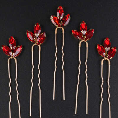 5 db Strasszos Kis egyszerű menyasszony esküvői hajcsat Ezüst menyasszonyi hajdarab esküvői haj kiegészítők nőknek és lányoknak