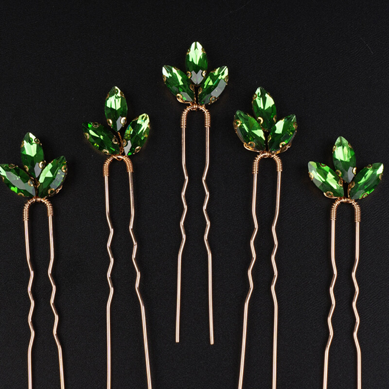 5 db Strasszos Kis egyszerű menyasszony esküvői hajcsat Ezüst menyasszonyi hajdarab esküvői haj kiegészítők nőknek és lányoknak