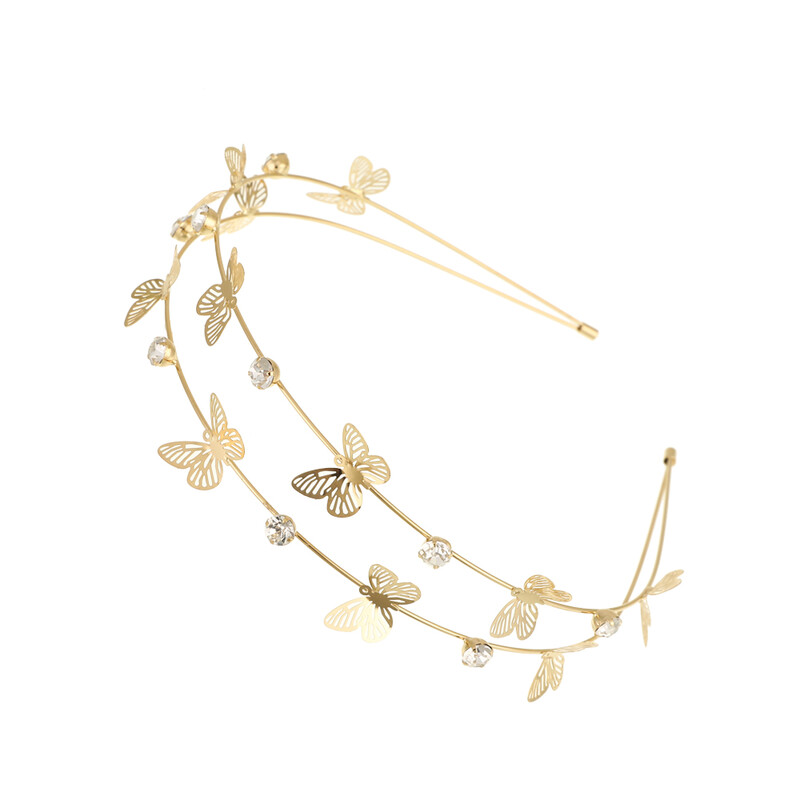 AWAYTR Bandă șic cu stea cu strasuri pentru femei, pentru petrecere, bentita de păr cu mai multe straturi, perle, cerc de păr, lunetă, accesorii de păr pentru fete