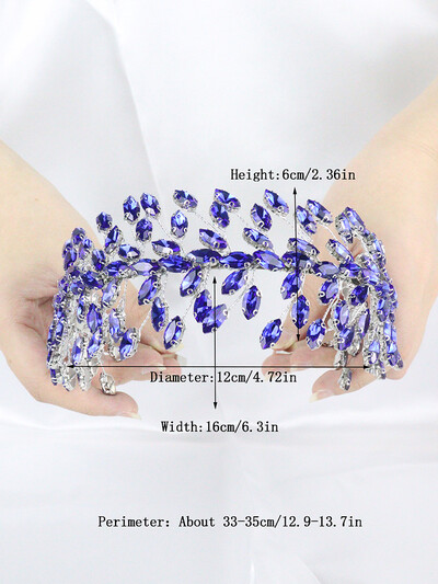 Fekete strassz fejpánt esküvői hajkiegészítők nőknek és lányoknak Menyasszony fejdísz Vendégfej ékszer ceremónia Tiaras Ajándékok