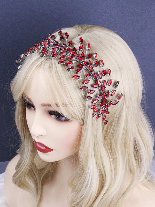 Fekete strassz fejpánt esküvői hajkiegészítők nőknek és lányoknak Menyasszony fejdísz Vendégfej ékszer ceremónia Tiaras Ajándékok