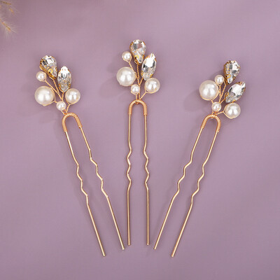 Ace de păr Mireasa Perla Neagră Albastru Femei Articole Strasuri Accesorii pentru păr de nuntă Ornament Roșu argintiu Cască pentru petrecere de fete