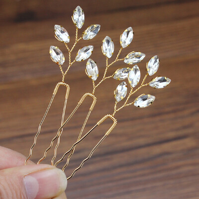 3 bucăți strălucitor, verde, albastru, roșu, cristal, ace de păr de nuntă, ace de păr cu stras, pentru femei, fete, bijuterii de păr lucrate manual