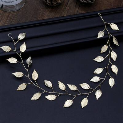 3 buc. Accesorii pentru păr de nuntă de mireasă, frunze de culoare aurie, agrafe de păr pentru femei, bijuterii, accesorii pentru păr de mireasă, cadouri