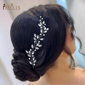 A482 Χειροποίητη Κεφαλή Γάμου Rhinestone Bridal Hairband Πολυτελή αξεσουάρ για τα μαλλιά Κρυστάλλινα νύφη Headpiece Fascinators Tiara