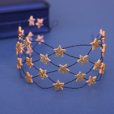 Fashion Handmade Mai multe bentițe de cristal de culoare Accesorii pentru păr de nuntă Bentițe de păr cu strasuri Femei Cap de mireasă Vines