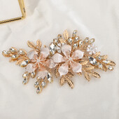 Fényes menyasszonyi hajkiegészítők Fejfedők Női Hajhoz Esküvői Barátnős Fejdíszek 3 Színes Strasszköves Clip Fej ékszerek