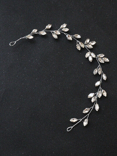 Női strasszos hajborda Stílusos hajékszerek, kézzel készített szalagavatói hajdíszek Esküvői menyasszonyi hajkiegészítők parti fejpánthoz