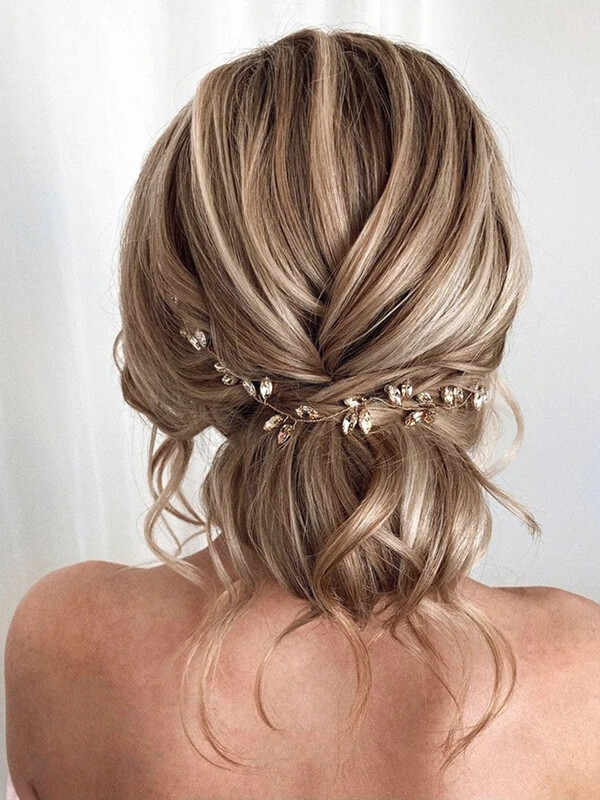 Női strasszos hajborda Stílusos hajékszerek, kézzel készített szalagavatói hajdíszek Esküvői menyasszonyi hajkiegészítők parti fejpánthoz