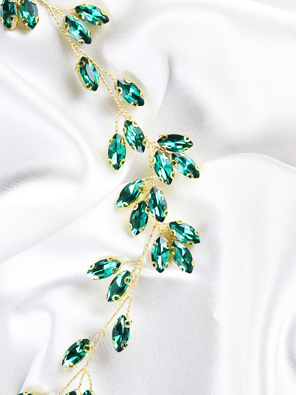 Női strasszos hajborda Stílusos hajékszerek, kézzel készített szalagavatói hajdíszek Esküvői menyasszonyi hajkiegészítők parti fejpánthoz