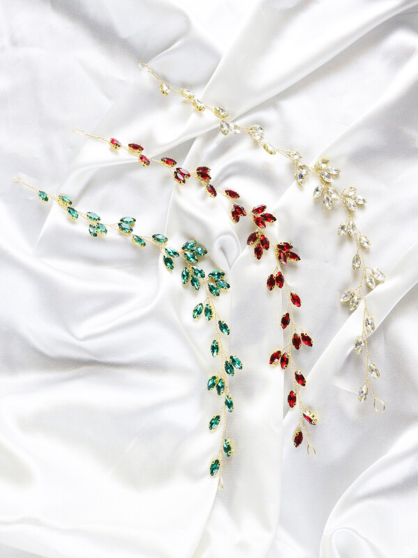 Női strasszos hajborda Stílusos hajékszerek, kézzel készített szalagavatói hajdíszek Esküvői menyasszonyi hajkiegészítők parti fejpánthoz