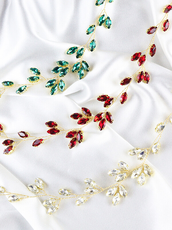 Női strasszos hajborda Stílusos hajékszerek, kézzel készített szalagavatói hajdíszek Esküvői menyasszonyi hajkiegészítők parti fejpánthoz