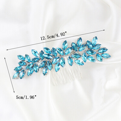 Luxus strasszos hajfésű menyasszonyi fejdísz a hajhoz Kiegészítő Elegáns női, kézzel készített fejpánt Menyasszonyi fejfedő Esküvői Haj Vine