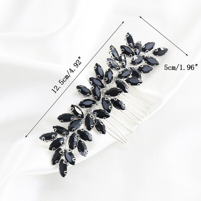 Luxus strasszos hajfésű menyasszonyi fejdísz a hajhoz Kiegészítő Elegáns női, kézzel készített fejpánt Menyasszonyi fejfedő Esküvői Haj Vine