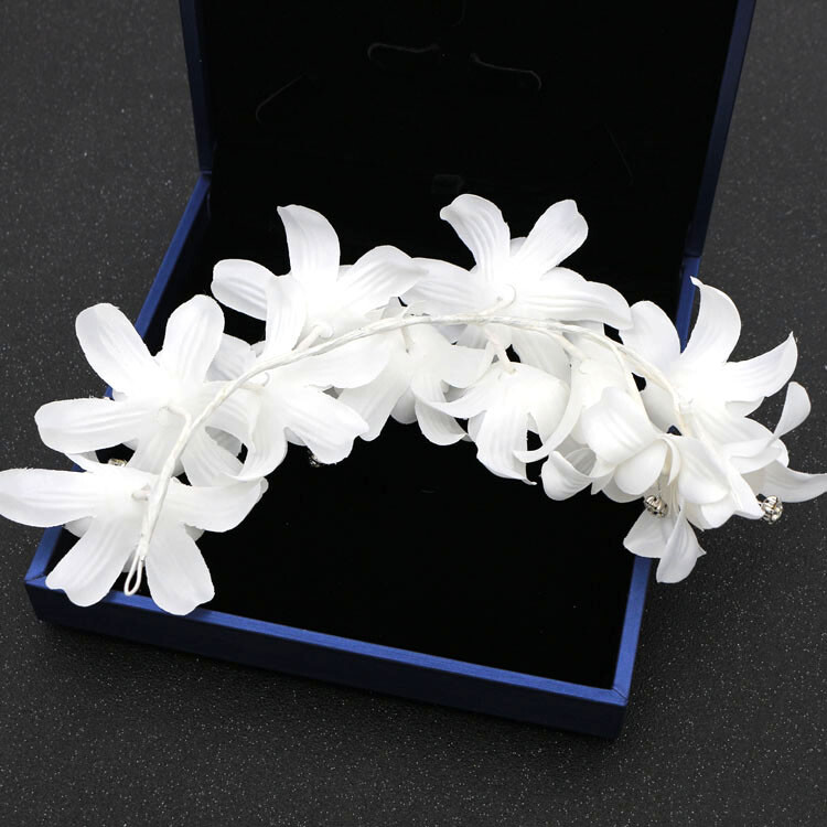 Līgavas Pērļu Rhinestone galvassegu matu aksesuāri Fascinator kāzu ķemme Peigne Mariage