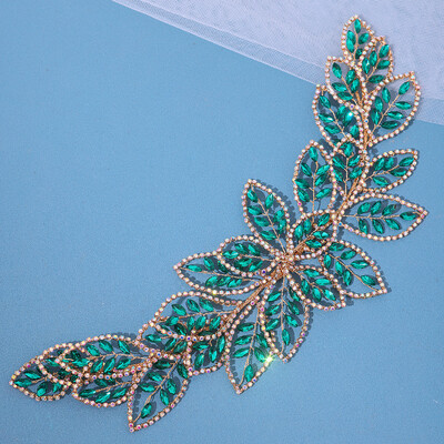 Νέο πολυτελές νυφικό αξεσουάρ για τα μαλλιά με στρας Γάμου Κρυστάλλινα νυφική κεφαλή φλοράλ Γυναικεία καπέλα