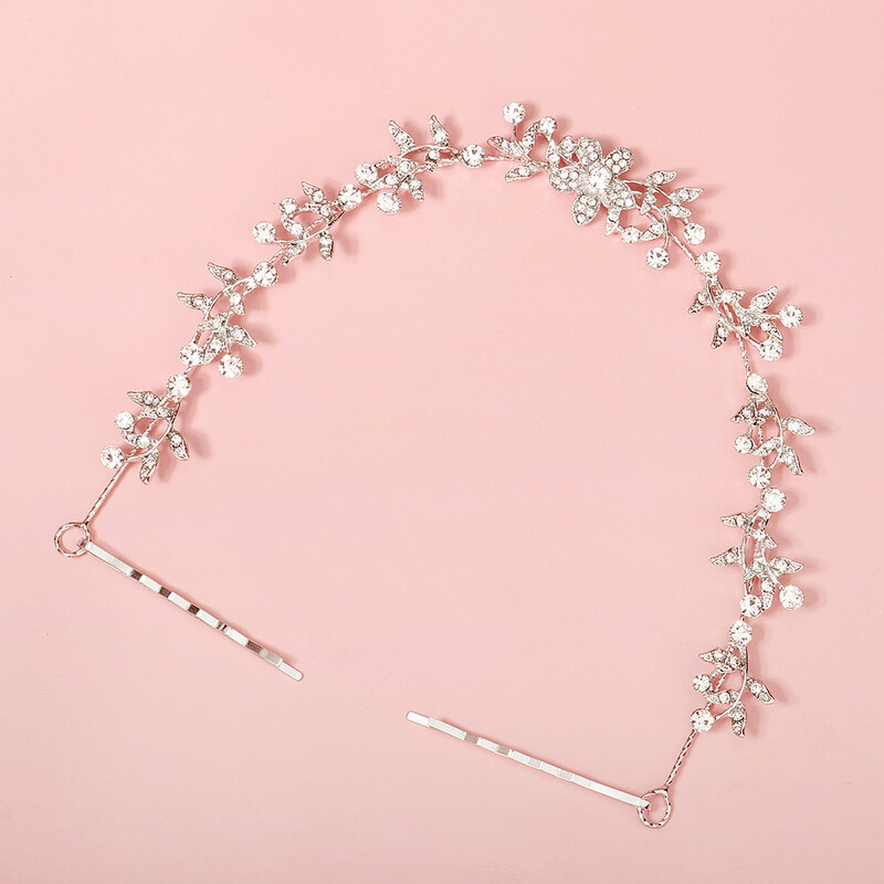 Kézzel készített strasszos fejpánt nőknek strasszos esküvői kiegészítők parti menyasszonyi haj ékszerek menyasszonyi fejdísz koszorúslány ajándék