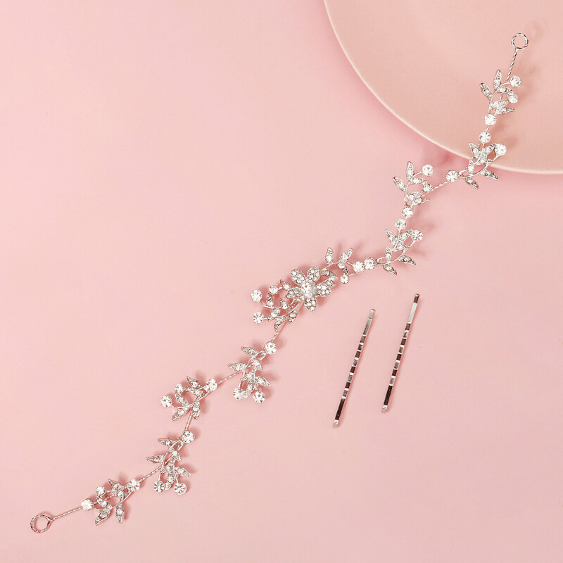 Kézzel készített strasszos fejpánt nőknek strasszos esküvői kiegészítők parti menyasszonyi haj ékszerek menyasszonyi fejdísz koszorúslány ajándék