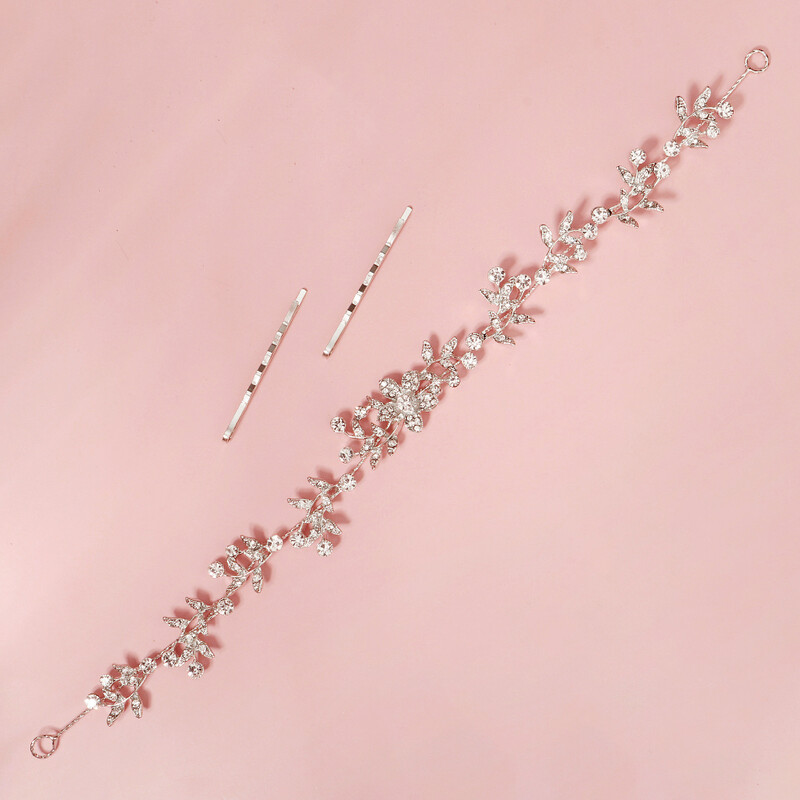 Kézzel készített strasszos fejpánt nőknek strasszos esküvői kiegészítők parti menyasszonyi haj ékszerek menyasszonyi fejdísz koszorúslány ajándék