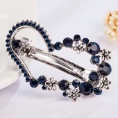 ALTOBEFUN Jaunas modes sieviešu kristāla ziedu stieņi sievietēm matu sprādzes meitenēm elegantas rotaslietas līgavu matu sprādzes AE028