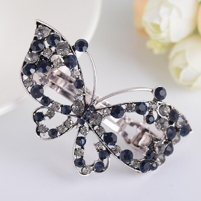 ALTOBEFUN Jaunas modes sieviešu kristāla ziedu stieņi sievietēm matu sprādzes meitenēm elegantas rotaslietas līgavu matu sprādzes AE028