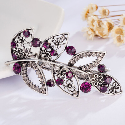 ALTOBEFUN Jaunas modes sieviešu kristāla ziedu stieņi sievietēm matu sprādzes meitenēm elegantas rotaslietas līgavu matu sprādzes AE028