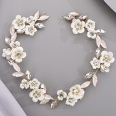 Κοσμήματα Κεφαλής Γάμου Νυφικά Αξεσουάρ Μαλλιών Φύλλα Κεφαλόδεσμος Στρας Headpieces Φορέματα λουλουδιών για ειδικές εκδηλώσεις Ανοιξιάτικη τιάρα