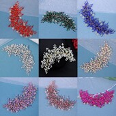 Cristal Strasuri Mireasa Bentite de nunta Tiare Bentite de par pentru femei Mireasa Mireasa Nunta Accesorii pentru par Bijuterii Bandă Cadou