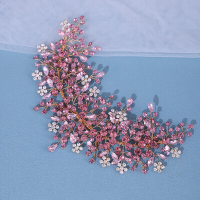 Cristal Strasuri Mireasa Bentite de nunta Tiare Bentite de par pentru femei Mireasa Mireasa Nunta Accesorii pentru par Bijuterii Bandă Cadou