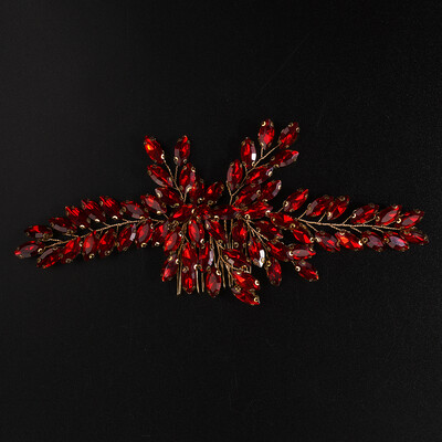 Accesorii pentru păr de nuntă cu stras de lux, 11 culori, pieptene de păr de mireasă lucrat manual pentru femei, caciulă pentru domnișoare de onoare, diademă