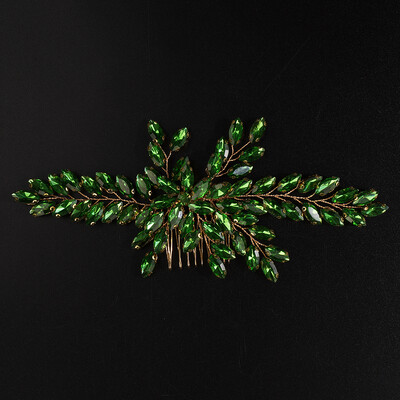 Accesorii pentru păr de nuntă cu stras de lux, 11 culori, pieptene de păr de mireasă lucrat manual pentru femei, caciulă pentru domnișoare de onoare, diademă