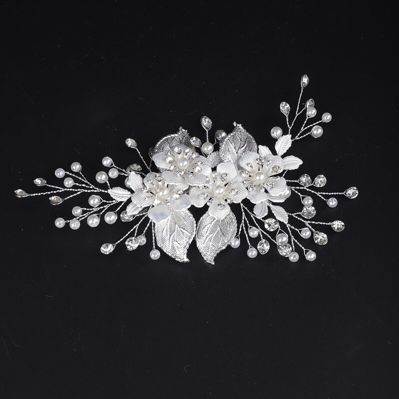 Vintage vjenčani dodaci za kosu Zlatno lišće Pokrivala za glavu Pokrivala za glavu s cvijećem Pokrivalo za glavu s kamenčićima Svadbena kopča za kosu