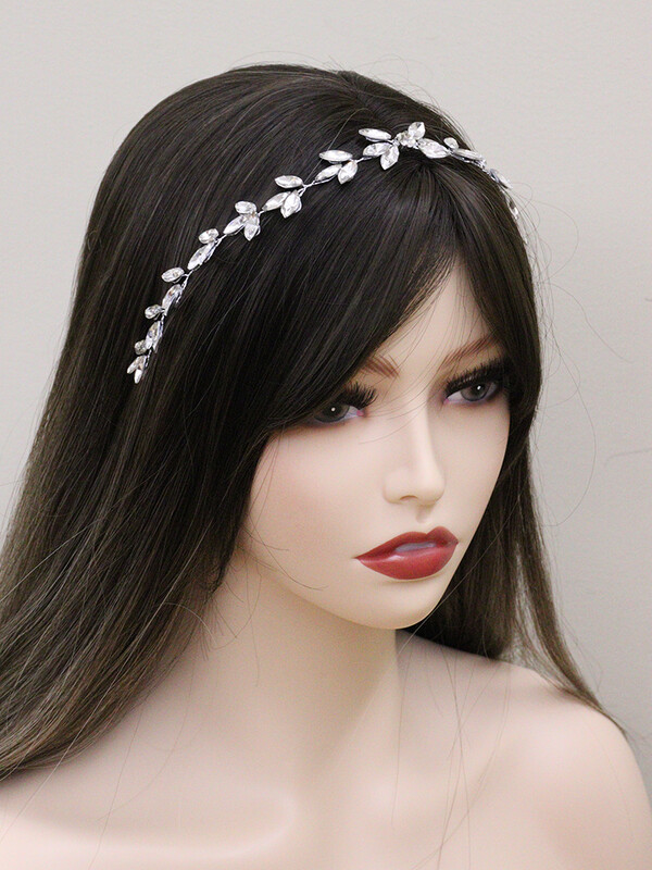 Bentiță de lux cu strasuri, pentru păr, lucrate manual pentru femei, bijuterii de păr, bal de absolvire, banchet, accesorii de nuntă, bentita de mireasă