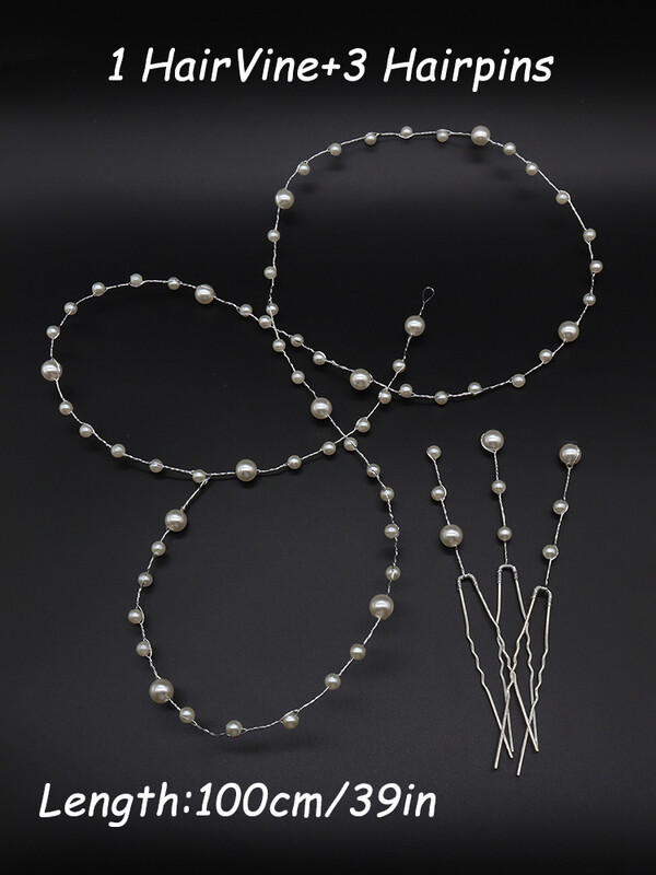 Elegáns ezüst menyasszonyi haj szőlőgyöngyök kézzel készített női fejpánt bankettre hajdíszek Esküvői hajkiegészítők ékszerek