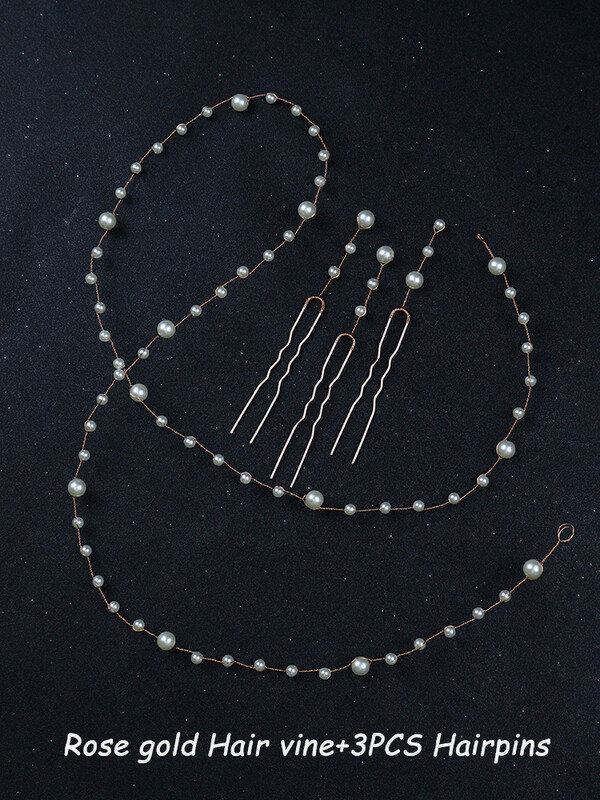 Elegáns ezüst menyasszonyi haj szőlőgyöngyök kézzel készített női fejpánt bankettre hajdíszek Esküvői hajkiegészítők ékszerek