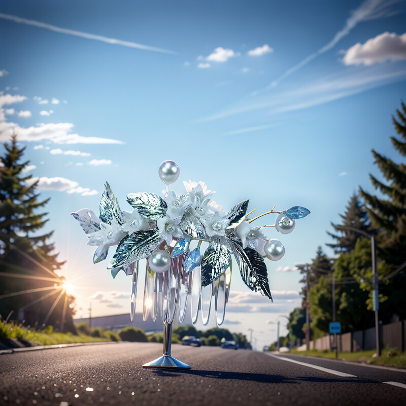 Νυφικό μαργαριτάρι χτένα μαλλιών νυφικό κρυστάλλινο κεφάλι λουλουδιών πλαϊνή χτένα φουρκέτα νυφικό στολίδι για κυρίες και κορίτσια