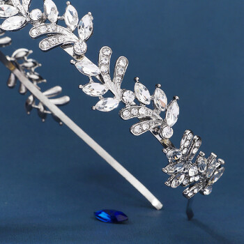 Drop shipping Ασημένιο στρας Headband Hot Sale Wedding Bride Crystal Tiaras for Bridal Hairband for Party