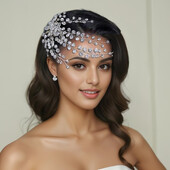 Eleganta Rhinestone kāzu sānu matu ķemme sievietēm kāzu matu gabals līgavas krāsains kristāla galvas saite meiteņu ballīšu aksesuāri HP590