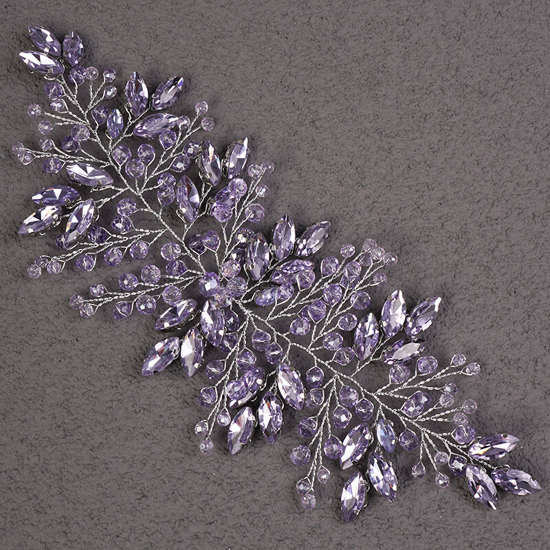 Luxus vintage strasszkristály menyasszonyi fejpánt nőknek divat, kézzel készített esküvői fejdísz Haj kiegészítők party fejfedők