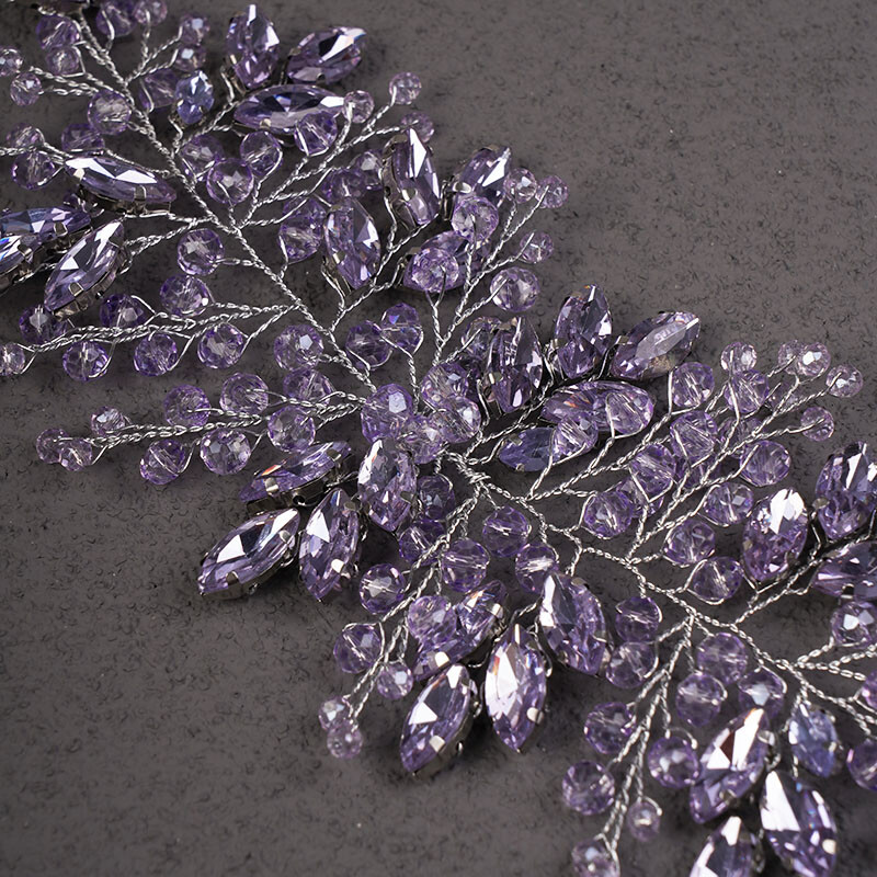 Luxus vintage strasszkristály menyasszonyi fejpánt nőknek divat, kézzel készített esküvői fejdísz Haj kiegészítők party fejfedők