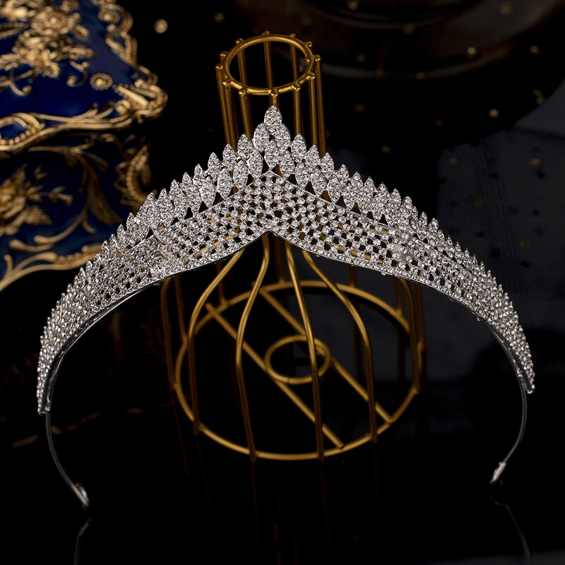 Strasszkő Menyasszonyi Esküvő Tiara Korona Új Kristály Haj Ékszer Fejdísz Hajruha Kiegészítők Ékszerek Halloween Party Hajpánt