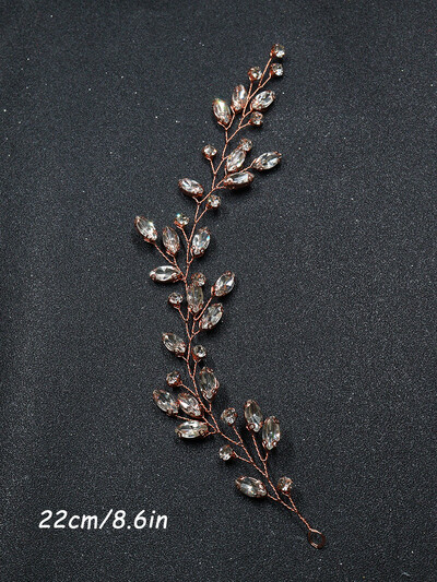 Női strasszos haj szőlő divat hajékszerek, kézzel készített szalagavató hajdíszek Esküvői menyasszonyi hajkiegészítők parti hajpántokhoz